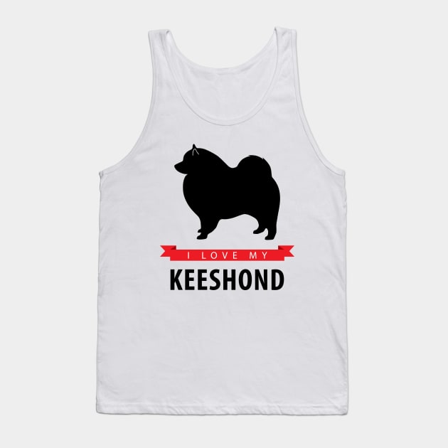 I Love My Keeshond Tank Top by millersye